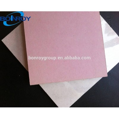 Red Paper Fire Rated Gypsum Board /soundproofing Gypsum Board