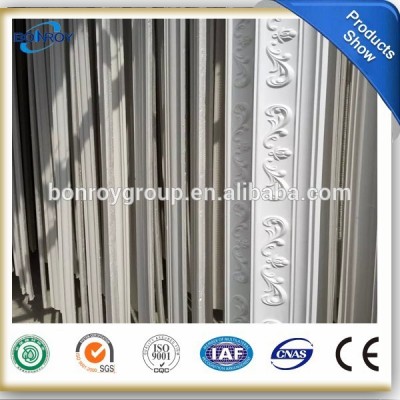 white color gypsum cornice with gypsum cornice mold